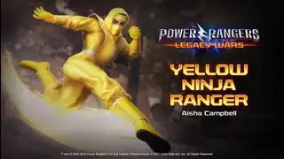 Power Rangers Legacy Wars Yellow Ninja Ranger 