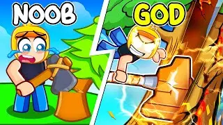 I Bought STRONGEST Axe in Roblox Cut Trees!