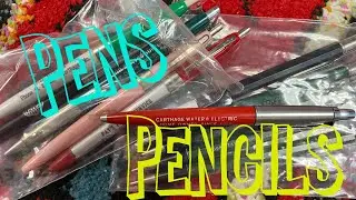 Vintage Pens and Pencils In Lots Can Be Great Items For Reselling Online. #shorts
