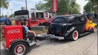 Walking the Ol' Marais River Run Car Show   Ottawa Kansas September  2023