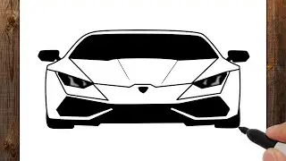 Рисунок Lamborghini | Как нарисовать автомобиль Lamborghini