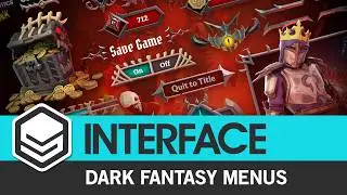 INTERFACE Dark Fantasy Menus (Trailer) by #SyntyStudios