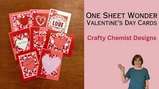 One Sheet Wonder Valentine's Day Cards featuring the Made with Love Suite by Stampin' Up!