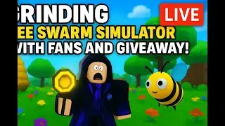 Grinding bee swarm simulator + The forge - Roblox adventure!