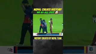 History Created 🥶 Nepal vs WI 2nd T20