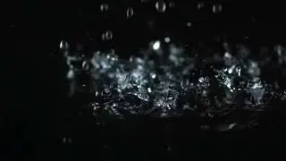 Sinking Deep Instrumental with Black Water Drop Moving Background