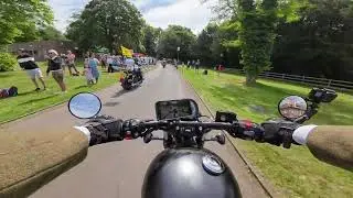 2025 DGR: Distinguished Gentlemen's Ride; Edinburgh: (With Commentary): #triumph #dgr2025