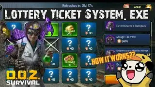 Lottery Ticket System (Dark Zone) DOZ Survival : Dawn of Zombie Survival Gameplay