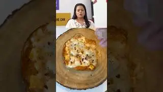 Indian Style Bread Pizza Loaded With Cheese 🔥 | #shorts