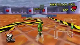 Mario Kart Wii - GBA Bowser Castle 3 150cc (Yoshi w/ Mach Bike)