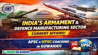 India's Armament & Defence Manufacturing Sector | Current Affairs | APSC & UPSC Coaching in Guwahati