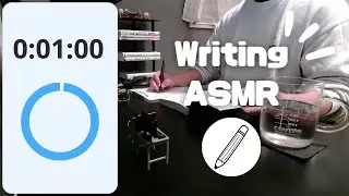 [ study with me ] 1時間集中✍ pencil asmr / no talking, no bgm