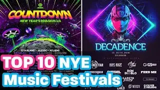Top 10 NYE Music Festivals Ranked + HOW TO WIN FREE TICKETS