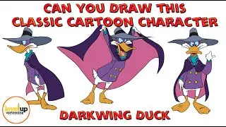 Can You Draw This Classic Cartoon Character  |  Darkwing Duck
