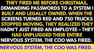 Fired Before Christmas: He Refused to Hand Over the System He Built