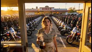 Waitress Covered Hells Angels Bill With Her Tips He Returned With 300 Bikers and a Gift