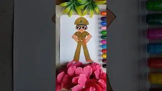 Little Singham drawing #shorts #art #littlesingham #drawing #cartoon #howtodraw