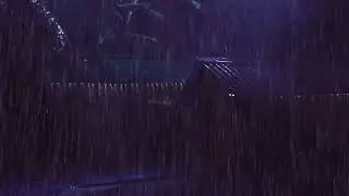 Relaxing Rain Sounds on a Tin Roof w/ Thunder for Sleep & Relaxation | No Ads Rain Sounds
