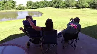 Disabled daughter using Tactacam for shooting aid