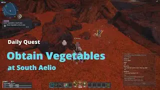 PSO2 New Genesis - Daily Quest Obtain Vegetables at South Aelio