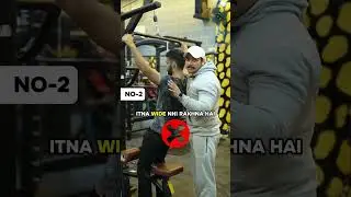 How to use Lat pull down machine in gym (Back Exercises tips for beginners)