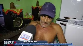 INFLUENCIADOR ALISON TOP FALA SOBRE O ACIDENTE QUE ELE SOFREU NA NOITE DE SEXTA FEIRA