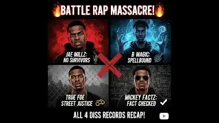 JAE MILLZ JUST ENDED CAREERS! 💀 The Diss Record Massacre (feat. B Magic, True Foe, & Mickey Factz)