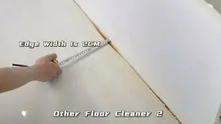 Edge-to-edge cleaning, no residual stains
