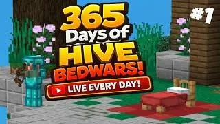 365 Days of Hive Bedwars LIVE | Day #1