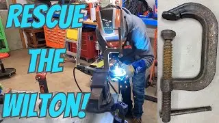 Don't Trash It, Fix It! Welding a Wilton Clamp back to Life!