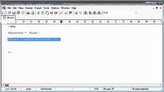Beginner PHP Tutorial   82   File Handling Listing Files Part 1 ‏