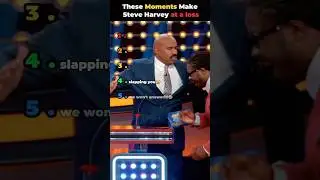 These Moments Make Steve Harvey at a loss.#familyfeud #SteveHarvey #viral #American #shorts