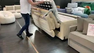 Sofa Calvi system włoski z pojemnikami na pościel