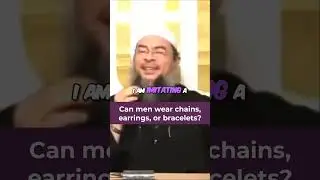 Can men wear chains, earrings or bracelets? #Assim #assimalhakeem #assim assim al hakeem