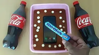 CRAZY Experiments : Samsung Galaxy S8 Plus VS Coca-Cola & Mentos Survive My Phone?