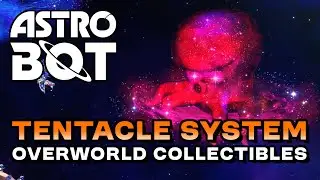 Astro Bot - Tentacle System All Overworld Collectibles (Bots & Puzzle Pieces)