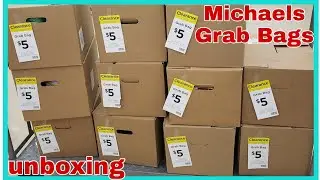 Michaels Grab Bags June 2020 Unboxing