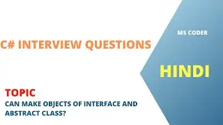 c# interview questions for freshers | what is an interface | what is abstract class | #mscoder
