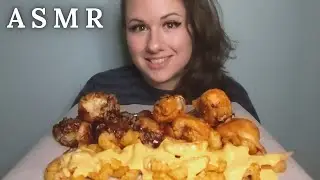 ASMR BBQ & BUFFALO CHICKEN LEGS & CHEESE FRIES MUKBANG 먹방 | Eating Sounds *No Talking | Ceallen Eats
