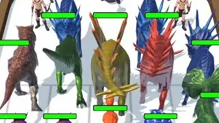 MERGE MASTER DINASAUR V/S MERGE BLUE MONSTER MAX LEVEL 🔥 MOD UNLOCK ALL CHARECTOR