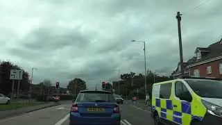 Driving On Charles Hastings Way, Newtown Road, Tallow Hill & George Street, Worcester, England