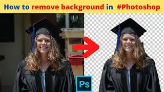How To Remove a Background In Photoshop ?  Photoshop Tutorial For Beginners | Ms Info Systems