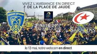 Coupe d’Europe : vivez en direct l’ambiance de la finale #ASMSAR depuis la Place de Jaude