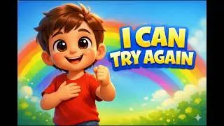 I Can Try Again 🌈 | Learning From Mistakes Song for Kids
