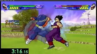 DBZ Budokai 3 speedrun:  Any% Breakthrough category-Gohan