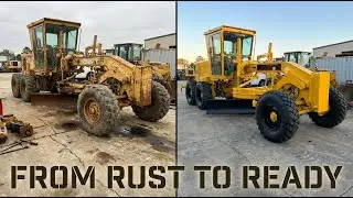 Motor Grader Full Restoration | From Rust to Ready