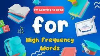 Sight Words | High Frequency Words | Kindergarten Reading | for