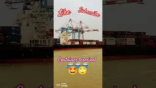 container terminal #shortfeedviral #ship #containerterminal