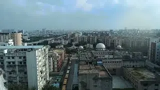 I thum tower B 10 floor Noida electronic city back view  right side of left  || beautiful view