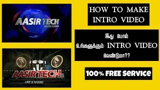 how to make intro for youtube videos | Free Online Intro Maker | Without watermark | #100% Free